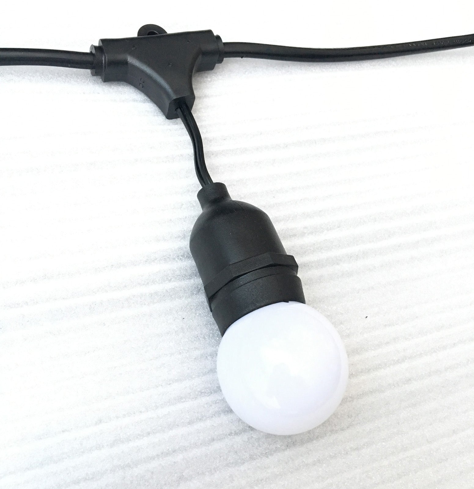 24 Pcs Globe G45 LED 3W Plastic  Bulb E27 Screw For Festoon String Light
