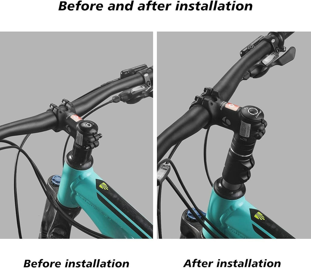 Bicycle Fork Stem Extender Handlebar Riser Extension Adapter Mountain Bike