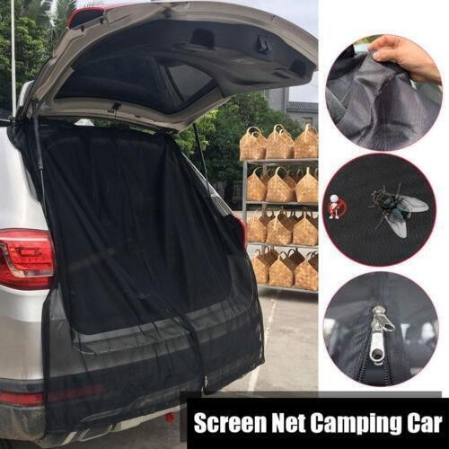 SLIDING DOOR BLACK MAGNETIC MOSQUITO FLY SCREEN NET FOR CAMPER SUV, MPV VAN