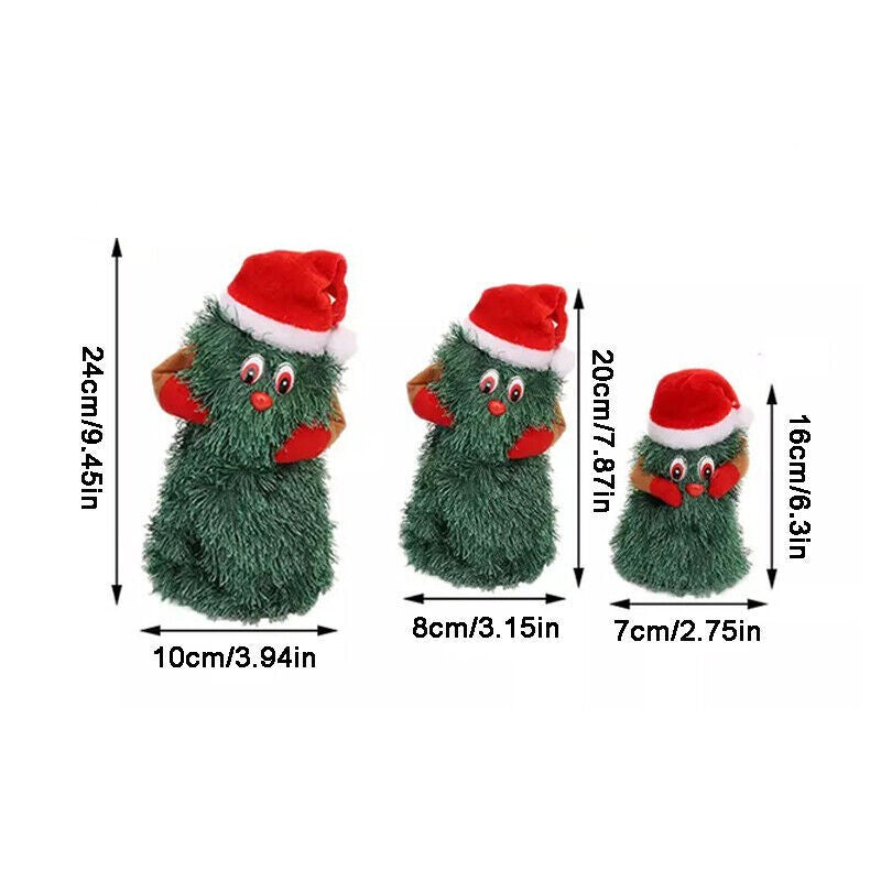 Christmas Tree Toys Dancing Singing 360 Degree Electric Rotation Kids Xmas Gift