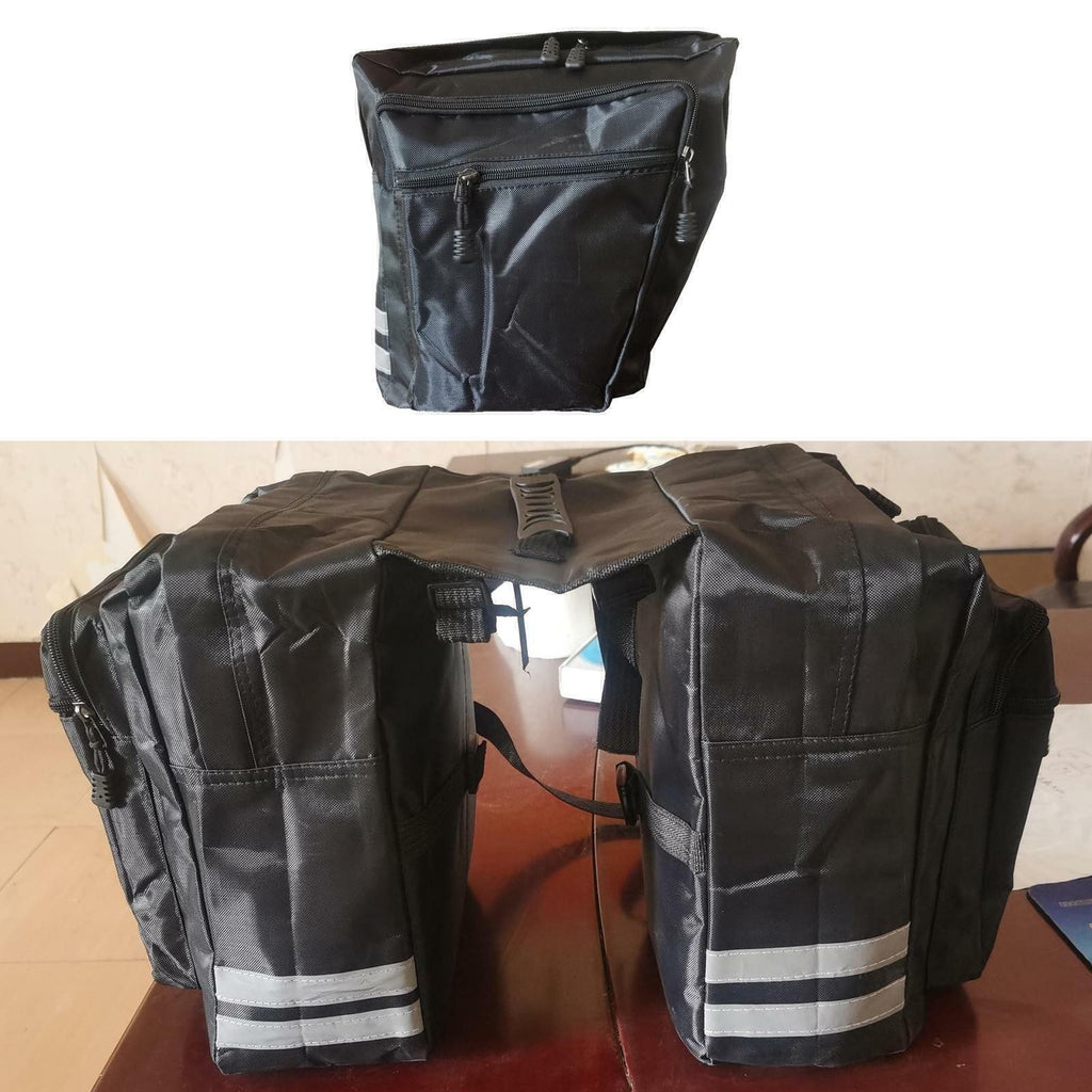 Waterproof Bike Double Panniers Bag MTB Rear Rack Storage Pack