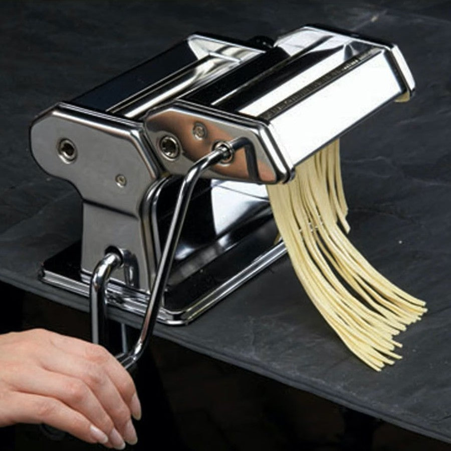 5 IN 1 STAINLESS STEEL PASTA LASAGNE SPAGHETTI TAGLIATELLE RAVIOLI MAKER MACHINE