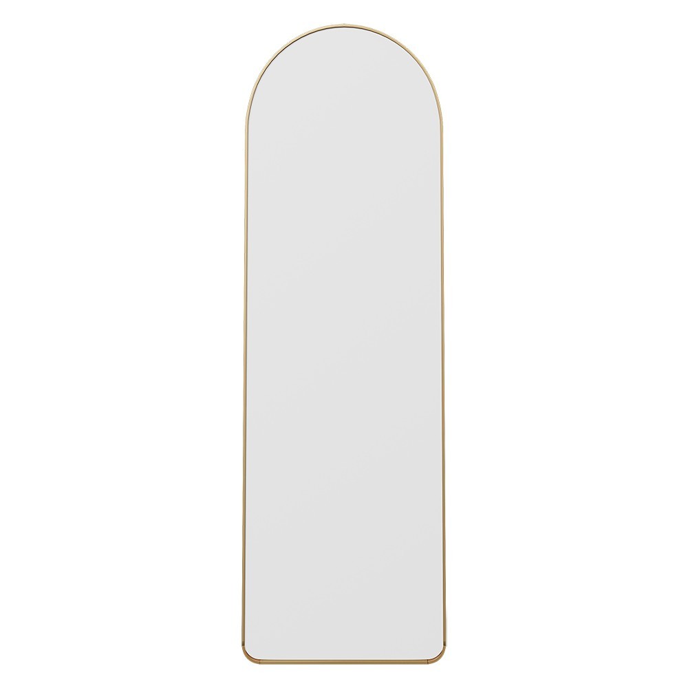 Arched Home Full Length Mirror Floor Wall Hanging Mirror with Stand 50x160cm