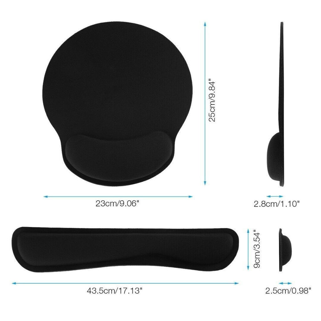Mouse Pad Set Keyboard Wrist Rest Wrist Mat Ergonomic Keyboard Wrist Rest