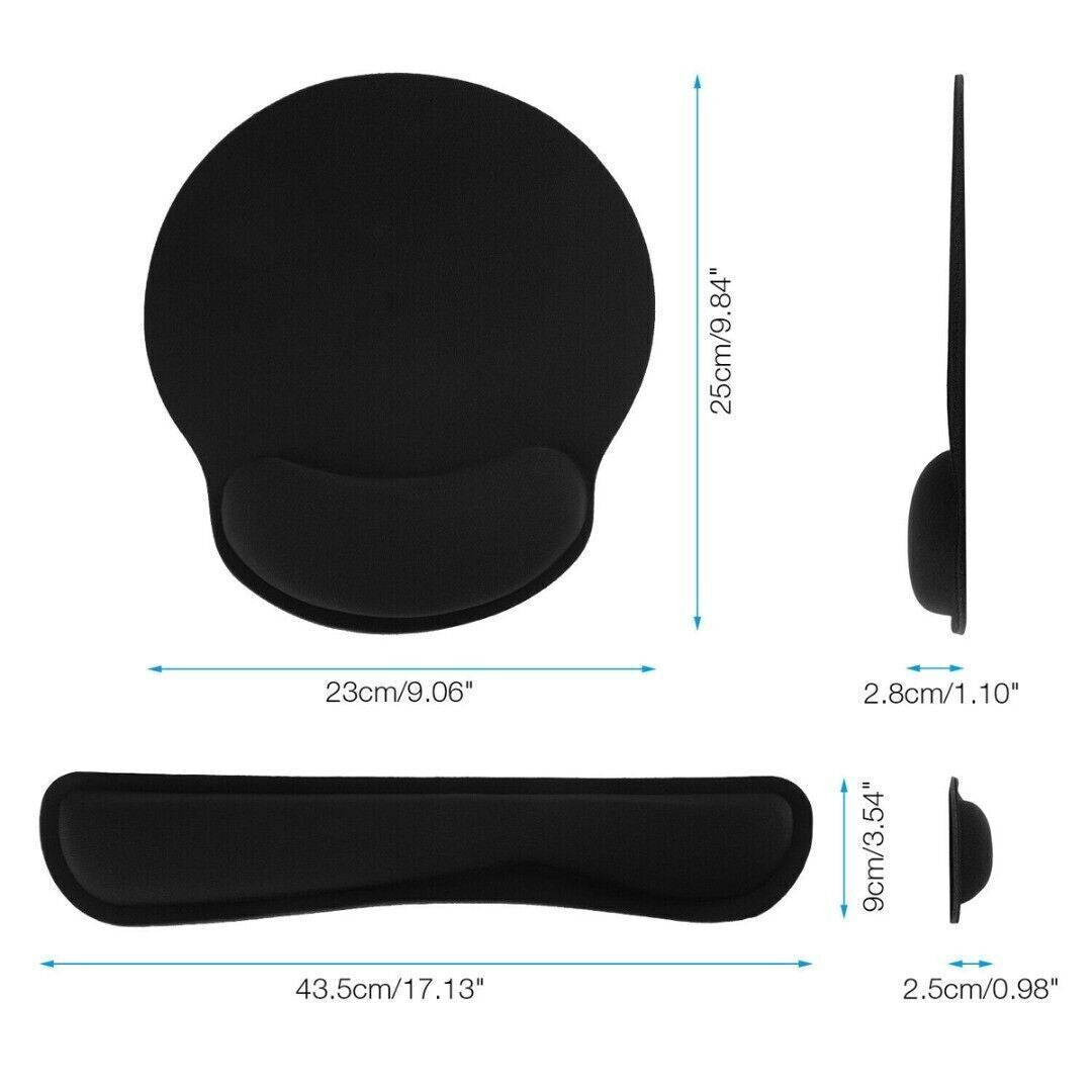 Mouse Pad Set Keyboard Wrist Rest Wrist Mat Ergonomic Keyboard Wrist Rest