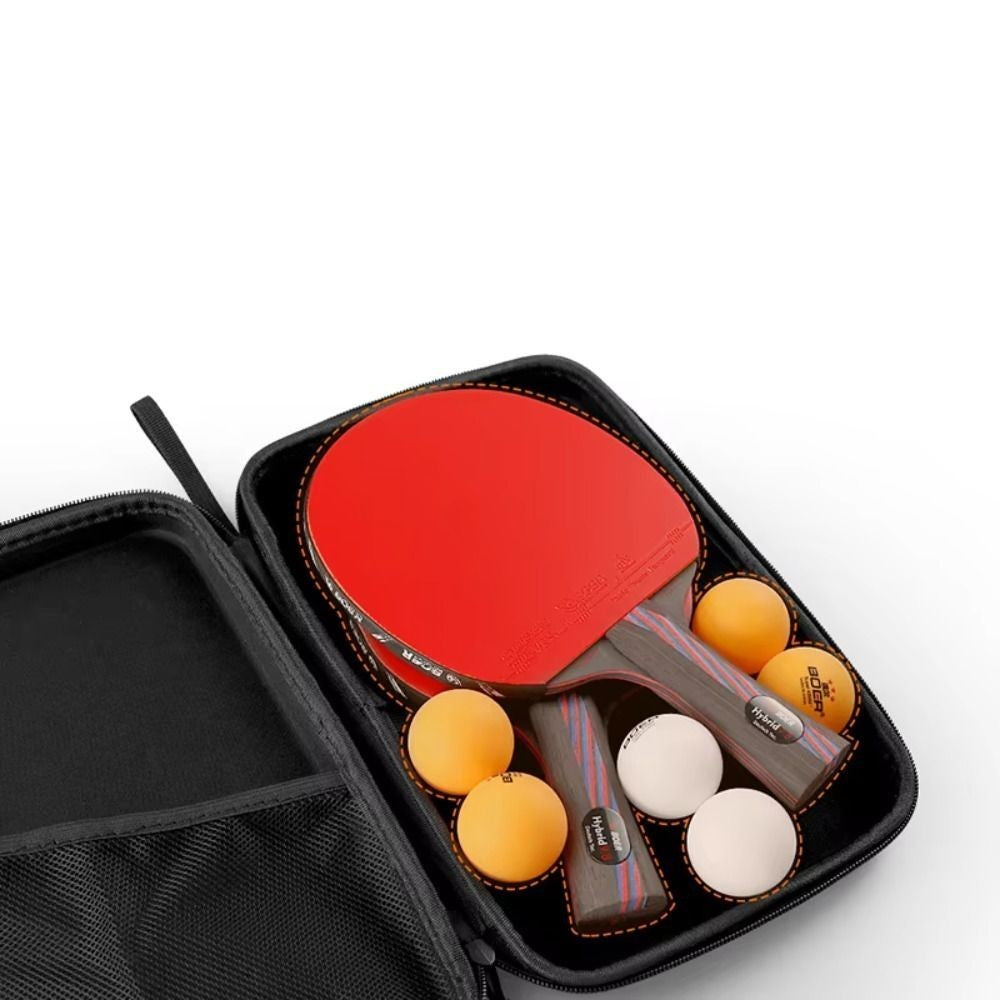Table Tennis Bat Cover Paddle Case Bag Ping Pong Racket Cases Zip EVA Pocket UK