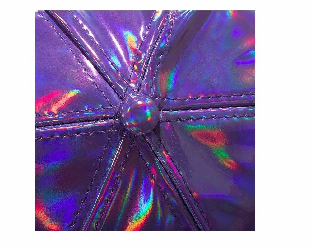 Reflective Baseball Cap Hat Shiny Hologram Adjustable Snapback Hip Hop Punk