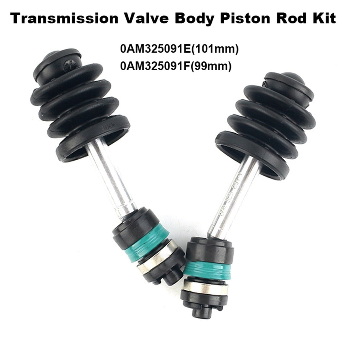 2x 101mm 0AM DQ200 Transmission Vale Body Piston Push Rod Kit 0AM325091E for VW