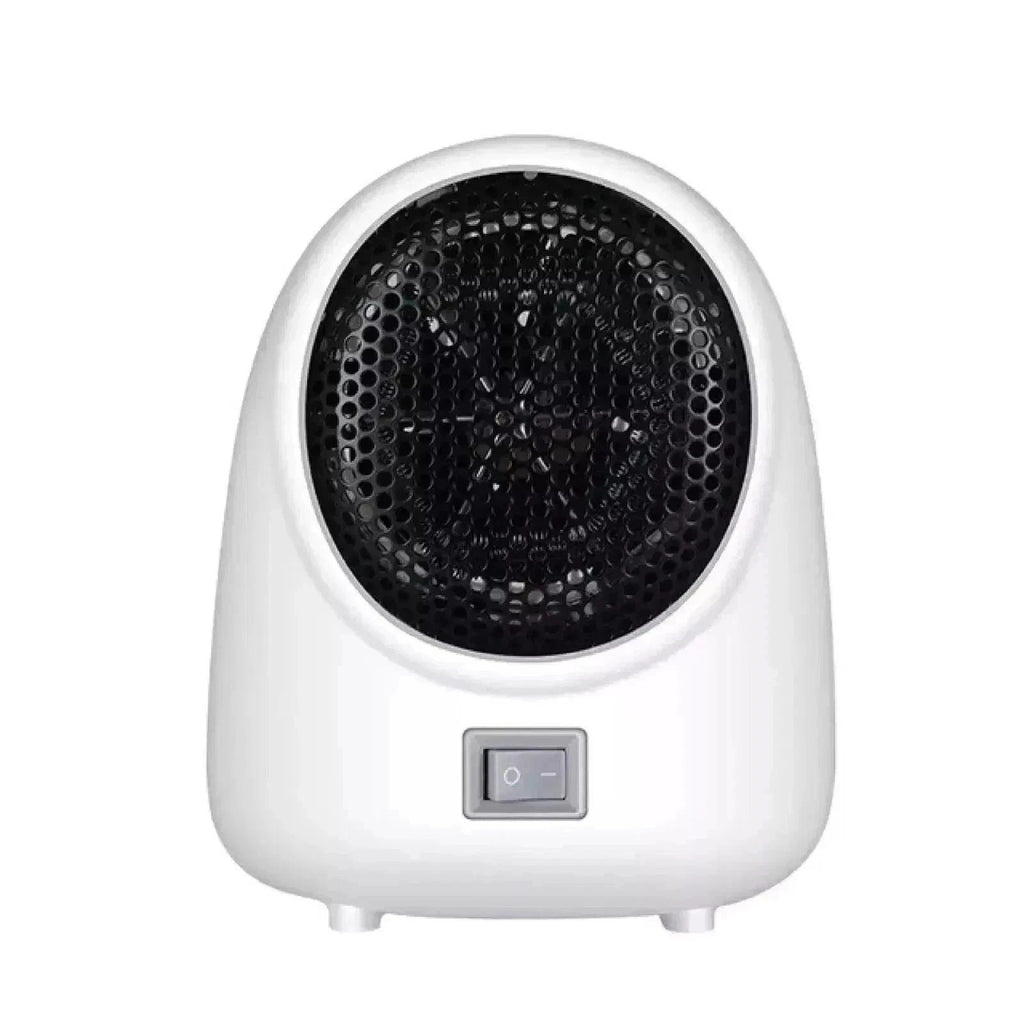 Portable 400W Electric Heater White Desktop Fan Heater Warmer for Home Office UK