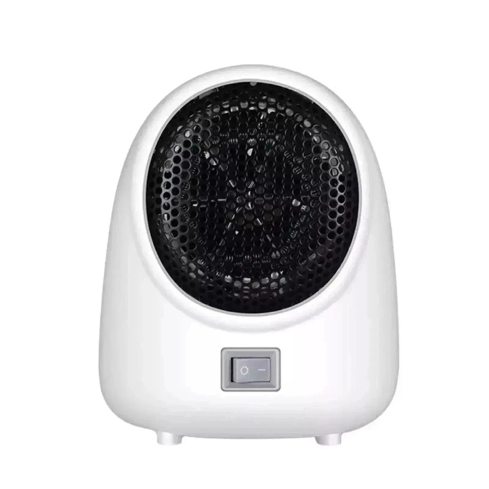 Portable 400W Electric Heater White Desktop Fan Heater Warmer for Home Office UK