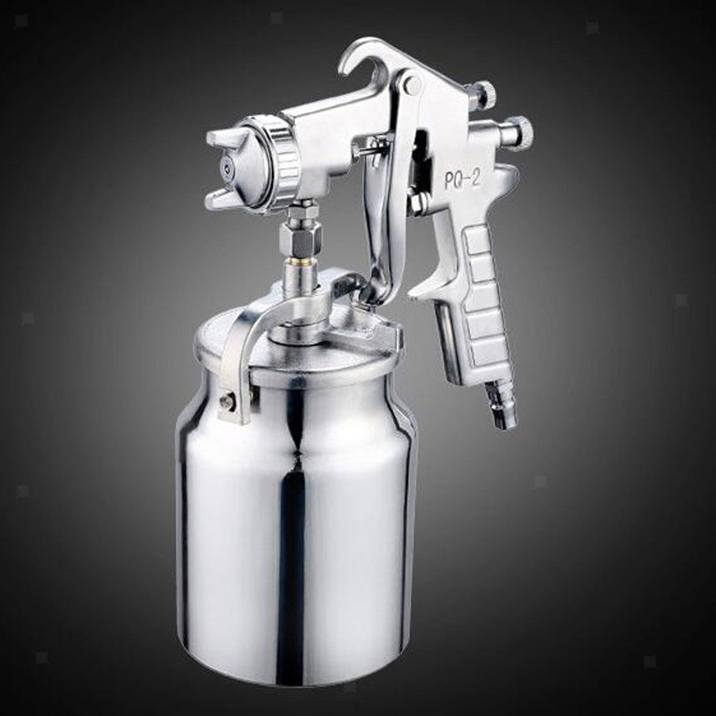 1L Suction Feed Paint Sprayer PQ-2 Heavy Duty Air Spray Gun Complete Nozzle Set