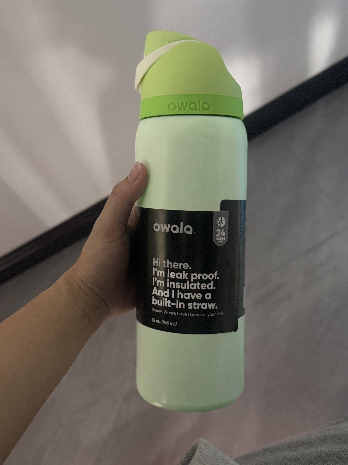 For Owala Boo-Ya Glow-in-the-Dark Color Drop 32 oz Freesip Halloween Bottle