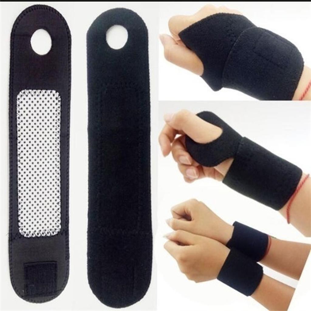 Pair Self Heating Wrist Support Strap Band  Wrist Brace/Hand Support