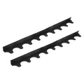 2Pcs Silicone Counter Gap Cover, 21 Inch Strip Heat Stove Protector, Black