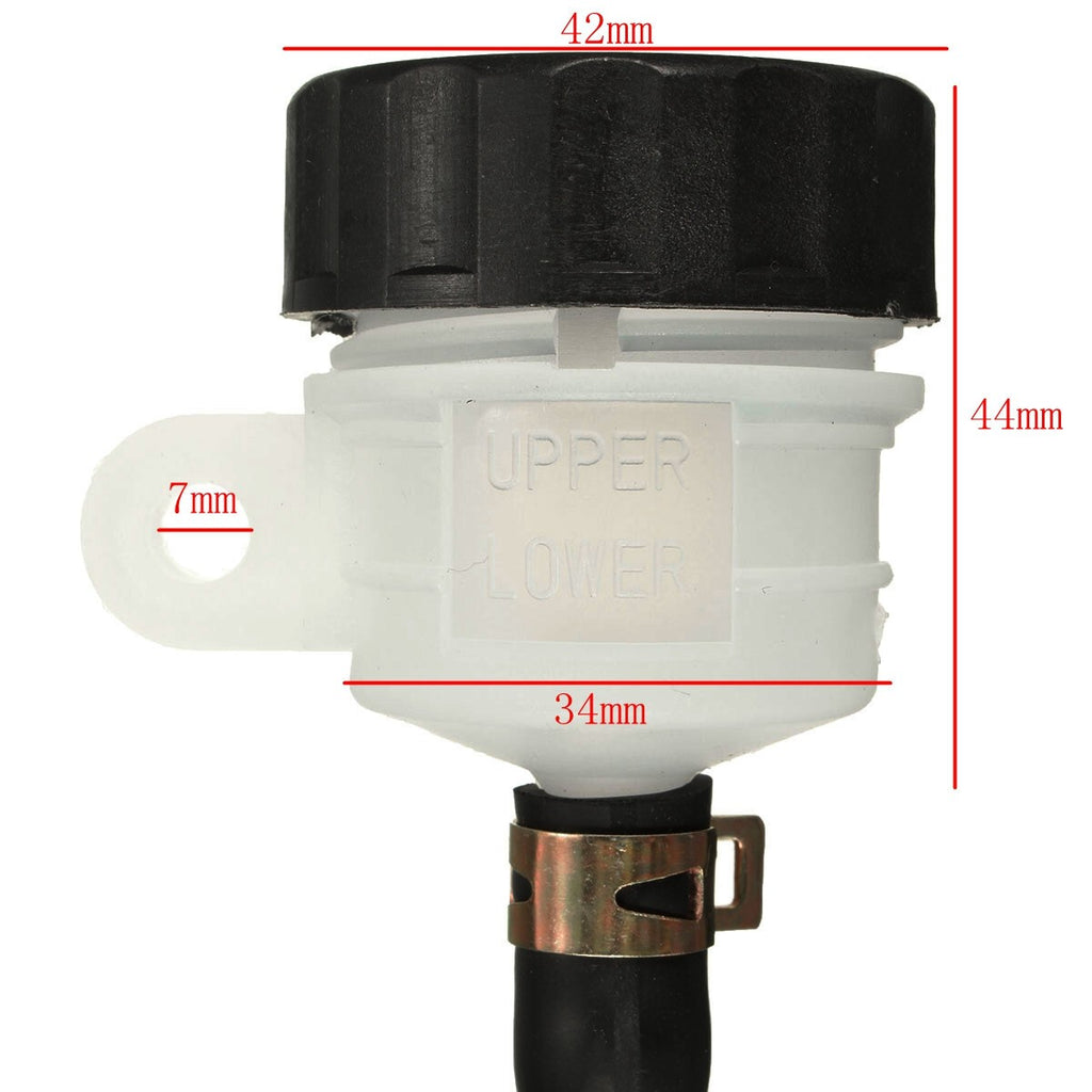 Motorcycle Rear Foot Brake Hydraulic Master Cylinder Pump With Reservoir For ATV