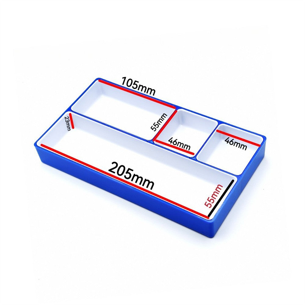Plastic Watch Parts Storage Box Organizer Watchmakers Repair Tools Storage Tray