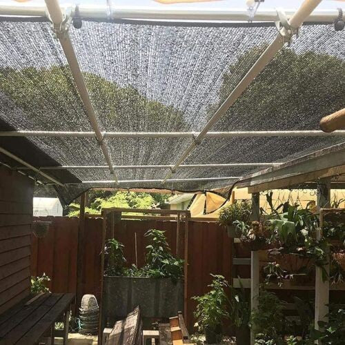 3x4M Sun Protection Shade Fabric Net UV Resistant With Built-in Eyelets