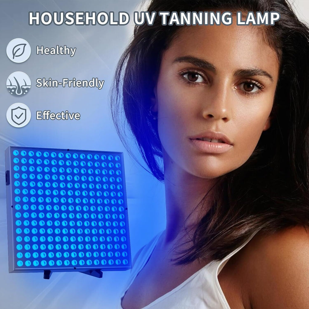 UV Beauty Tanning Light Sun Solarium Lamp Face Body Tanner Bronzer Skin 225 LED