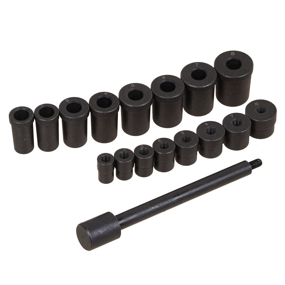 17pcs Universal Clutch Aligning Alignment Plate & Flyingwheel Pilot Bearing Hole