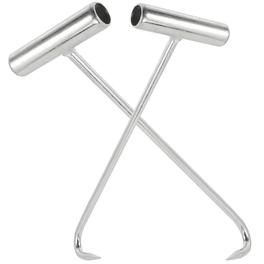 2*Manhole Cover Hooks, Cover Hooks, Lifting Hooks And Manhole Cover Lifters Made