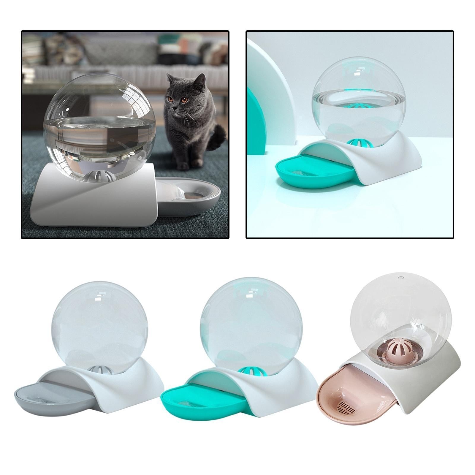 Water Dispenser Pet Feeder Drink Round Ball Large Capacity