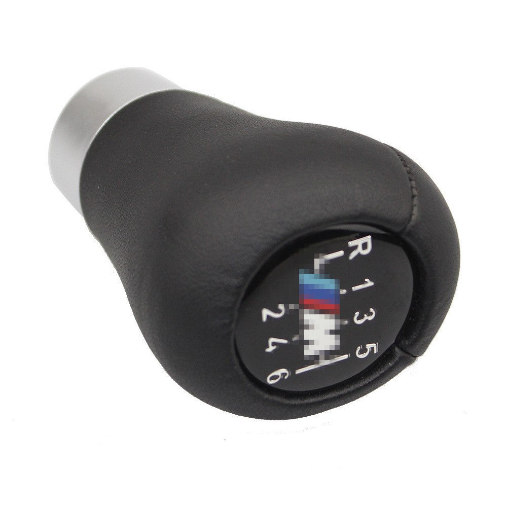 For BMW 3 5 6 7 SERIES E46 E60 E61 E90 M Sport 6-Speed Leather  Shift Gear Knob