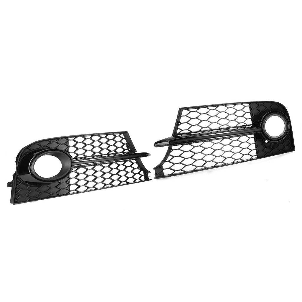 FOR AUDI TT 2011-2014 S LINE FRONT BUMPER LEFT + RIGHT FOG LIGHT GRILLS N/S O/S