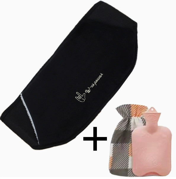 Wearable Hot Water Bottle Belt Wrap Around Waist Stomach Back Warmer sofe cover