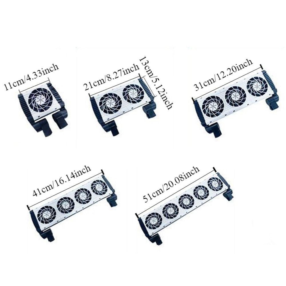 Aquarium Chiller Fish Tank Cooling Fan System With Adjustable Speeds Bracket