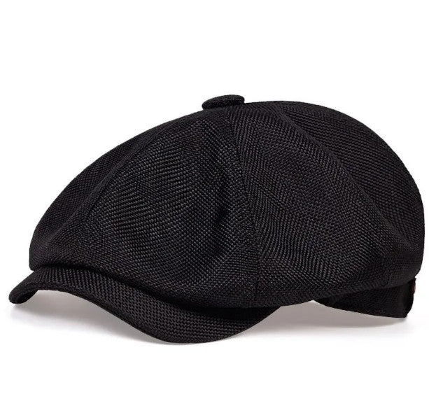 *Men* Cotton Newsboy Hat Retro Baker Boy Gatsby Cabbie Beret Flat Cap Casual Hat