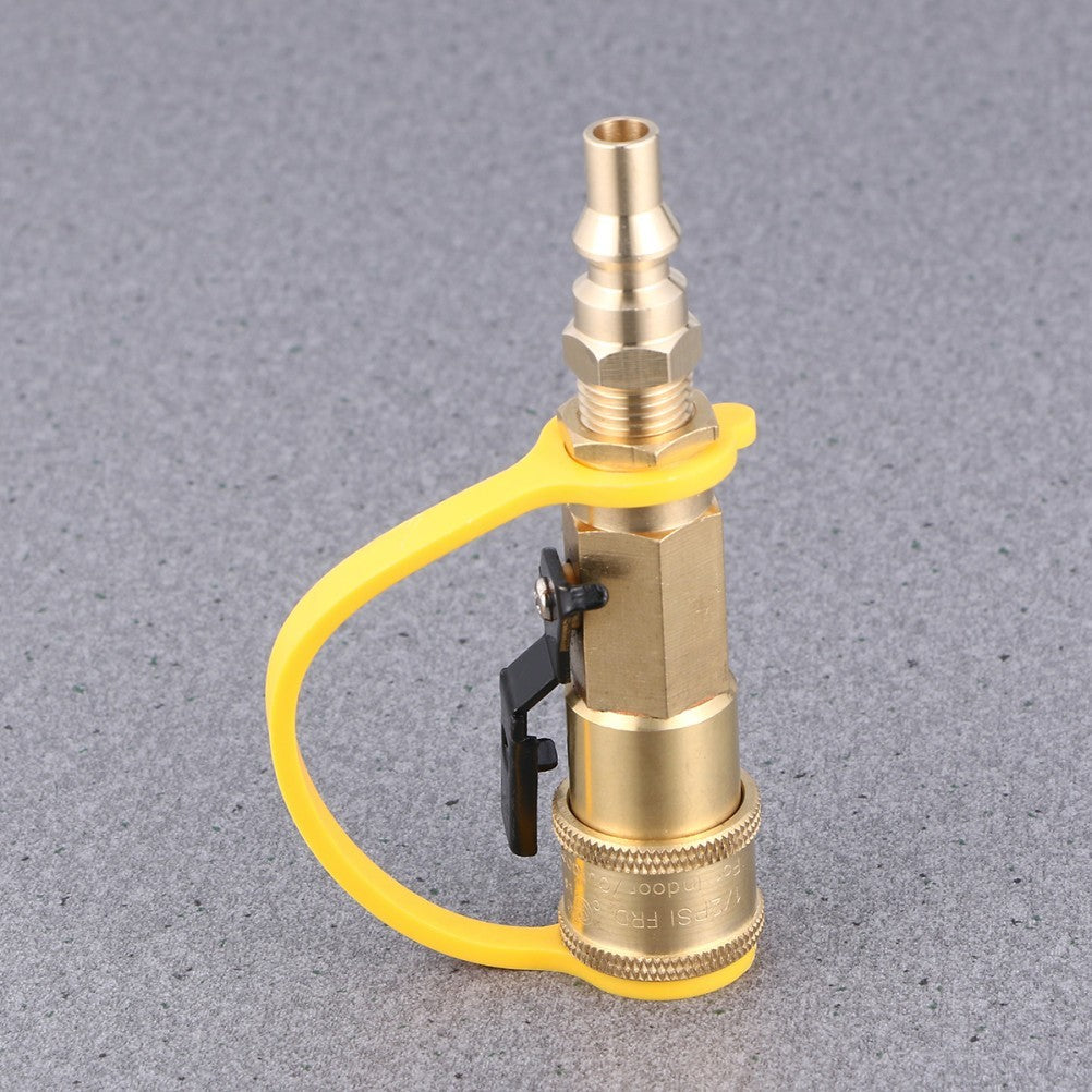 1/4 Inch Quick Gas Propane Ball Quick Regulator Connector for Outdoor Picnic BBQ