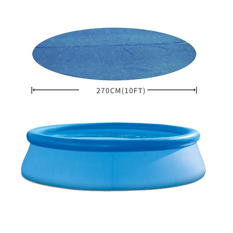 Solar Pool Cover for 8, 10, 12 & 15ft Inflatable Fast Set Paddling Swimming Pool