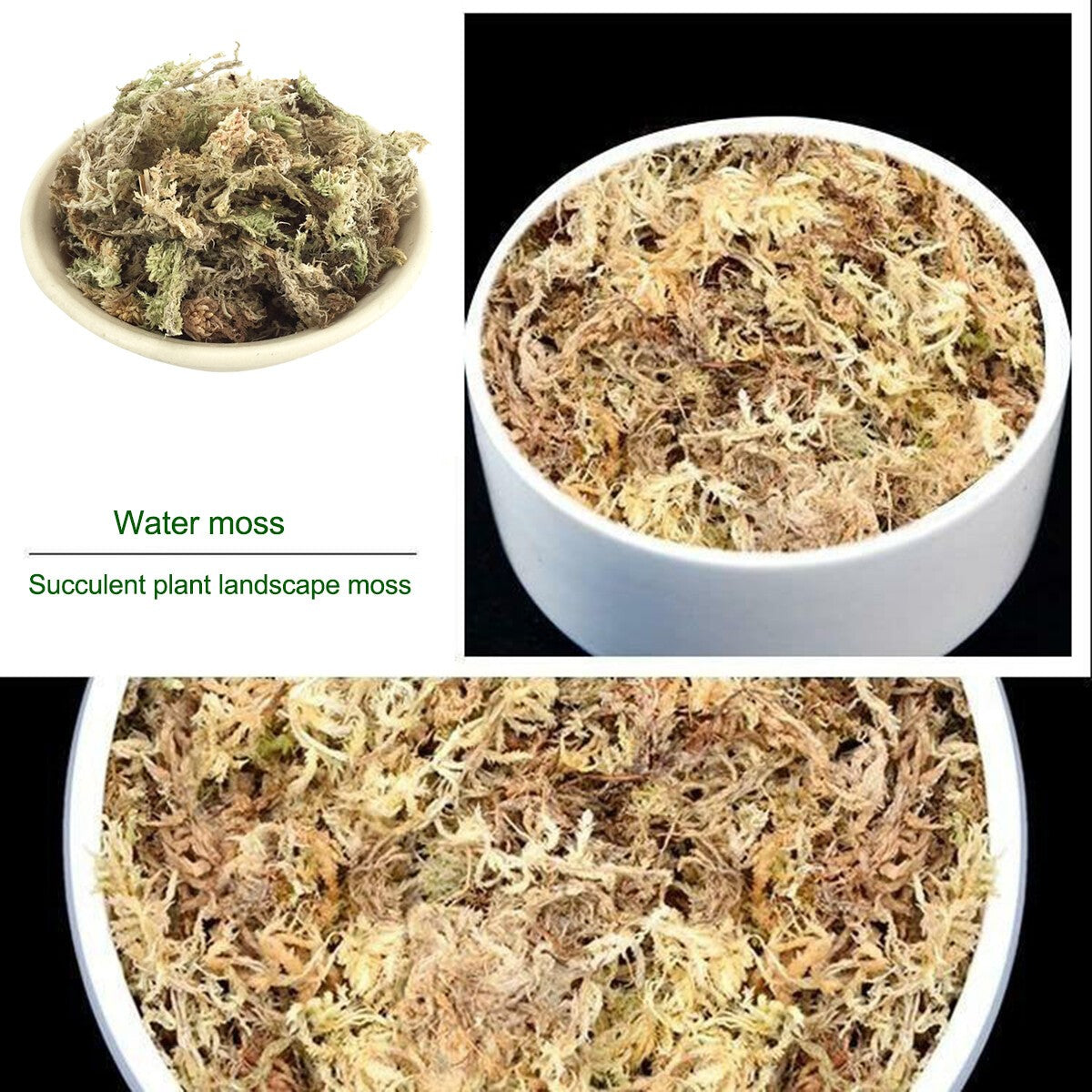 6L/12L Dried Sphagnum Moss Organic Fertilizer Phalaenopsis Moisturizing Garden