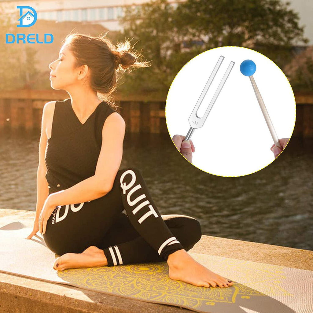 432 Hz Tuning Fork with Resonance Box Kit for Repair Sound Therapy Healing