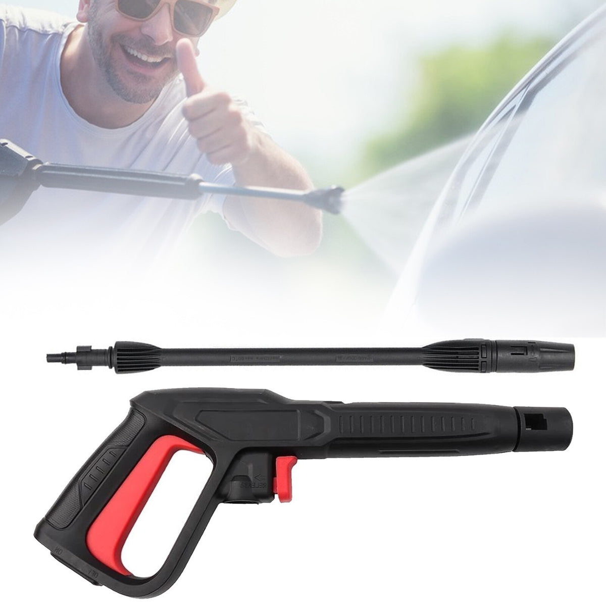 Bosch AQT High Pressure Jet Washer Replacement Trigger Variable Spray Nozzle