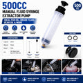 Manual Fluid Syringe Extractor 500cc Car Oil Transfer Suction Pump