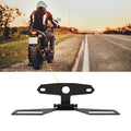1PCS Black Eliminator Motorcycle License Plate Holder Bracket Flip Up Tail Light