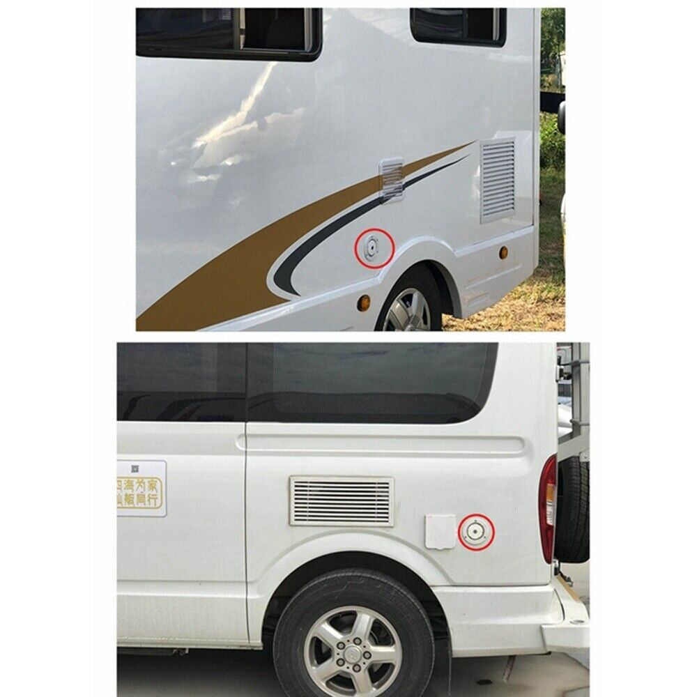 White Fresh Water Tank Locking Inlet Filler Cap ,For Motorhome Campervan Caravan