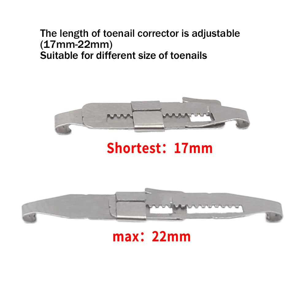 2×Ingrown Fixer Wire Toenail Correction Nail Ingrowing Corrector Pedicure