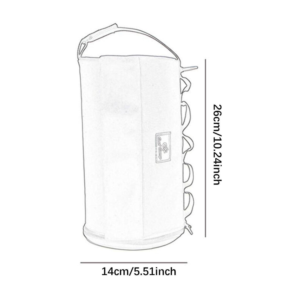 Camping Roll Paper Bag Portable Tissue Holder for Kitchen Bathroom Cooking