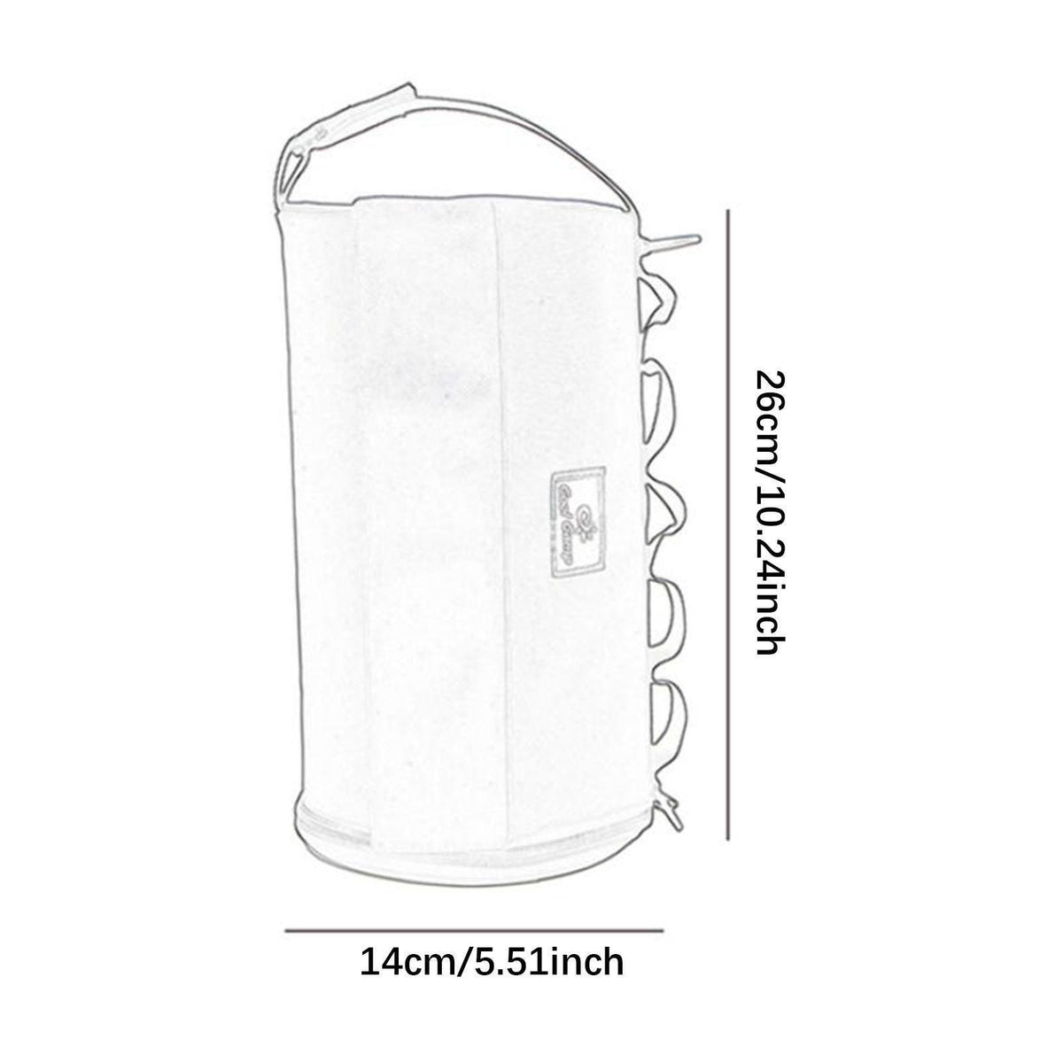 Camping Roll Paper Bag Portable Tissue Holder for Kitchen Bathroom Cooking