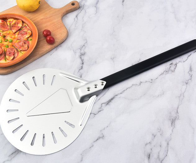 Pizza* Turning Peel Pizza Turner Restaurant-Grade Aluminum Perforated Pizza