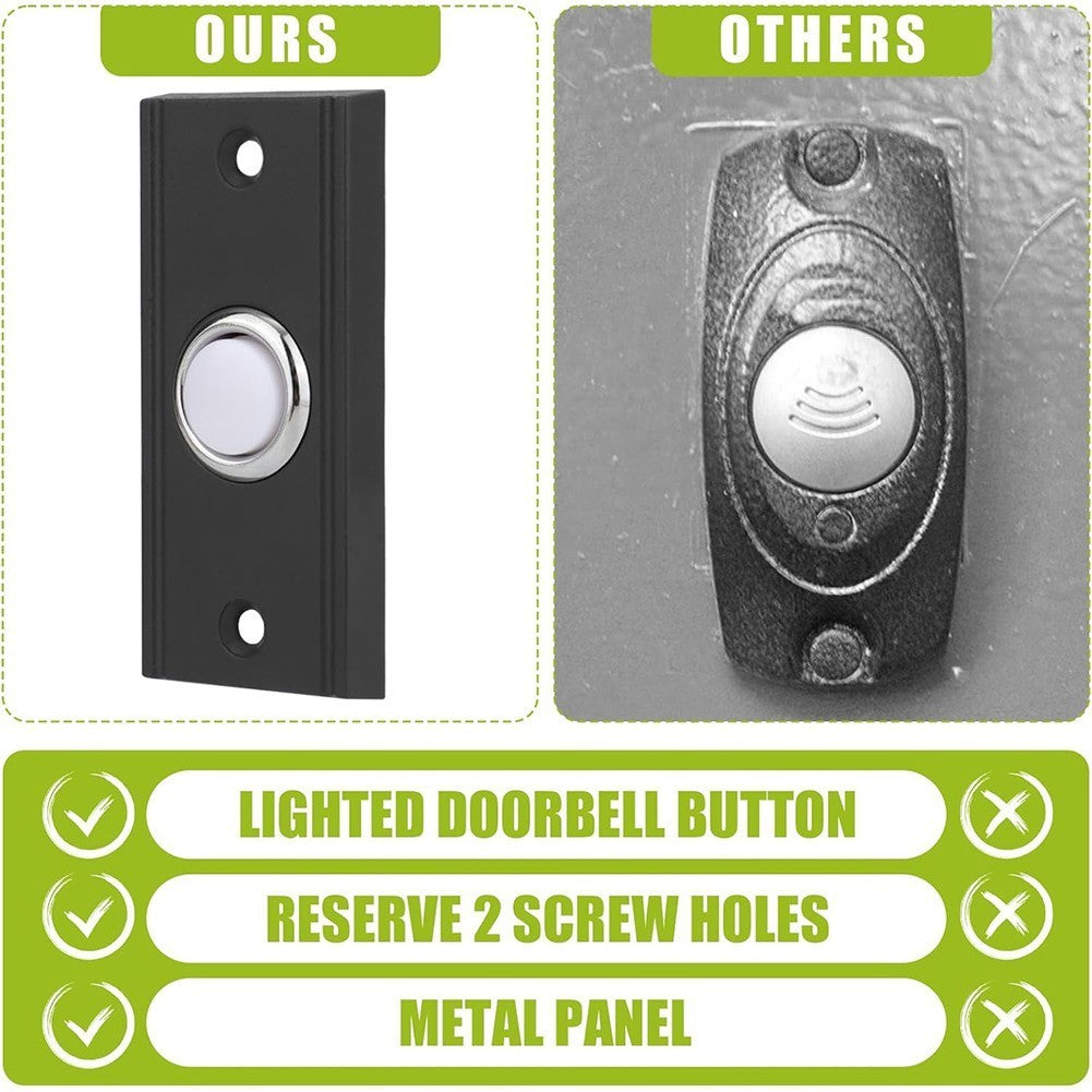 Premium Round Doorbell Push Button Suitable for Most Exterior Surfaces