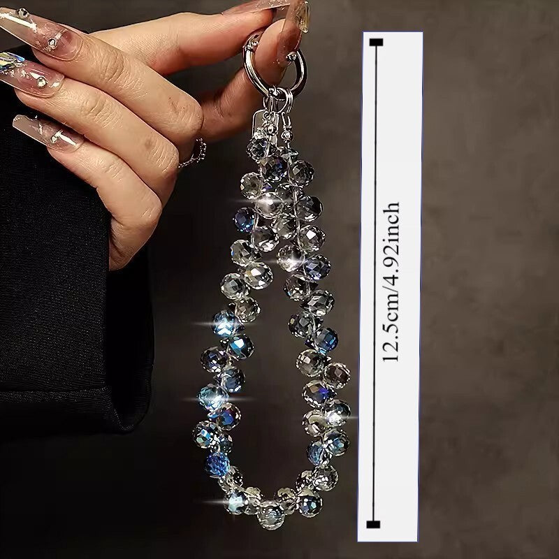 Luxury Mobile Phone Charm Crystal Beads Strap Cord Chain Keys Holder Gifts New