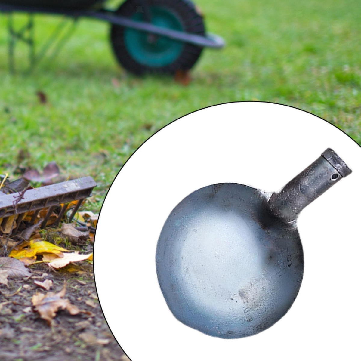 Heavy Duty Metal Scoop for Sewer And Drain Cleaning
