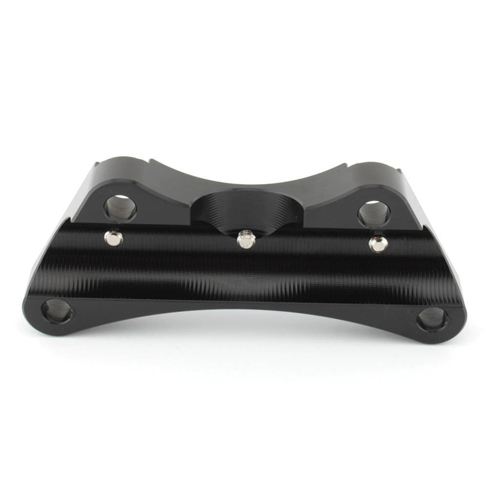 Black Top Handlebar Riser Clamp For Harley  for Touring Street Road King Glide M