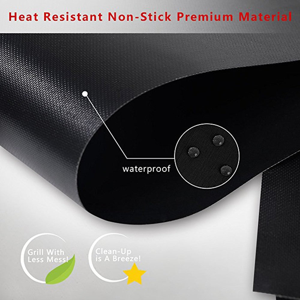 BBQ Grill Mat Paper Resistant Reusable Non-Stick Barbecue Baking Mat
