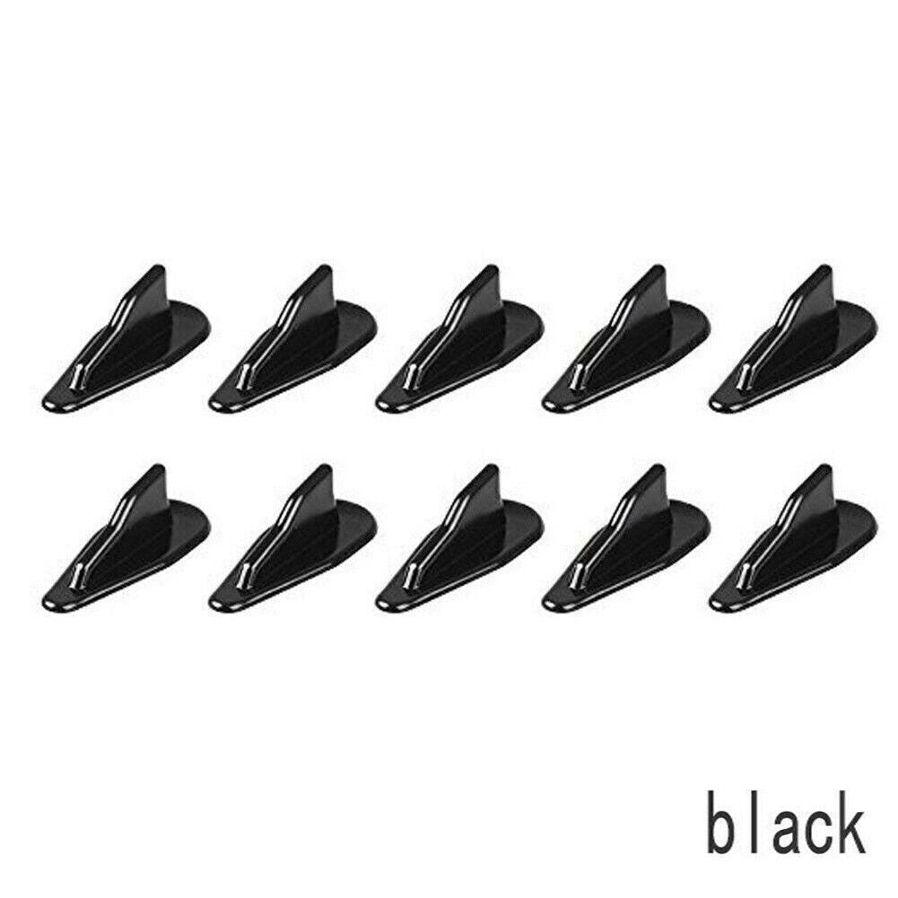 10 pcs Shark fin diffuser vortex generator car roof spoiler bumper universal