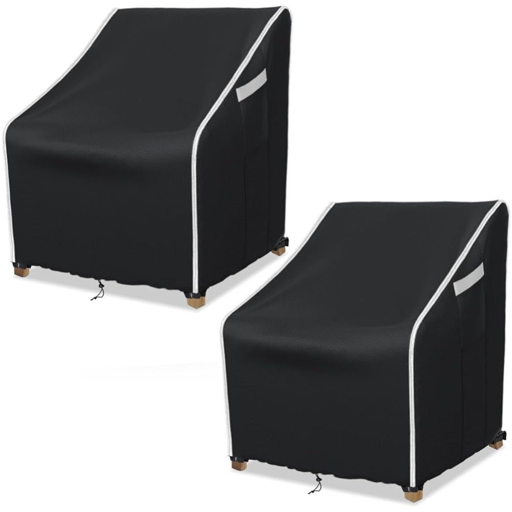 2Pcs Heavy Duty Waterproof Outdoor Swivel Lounge Chair Covers Patio Use.*