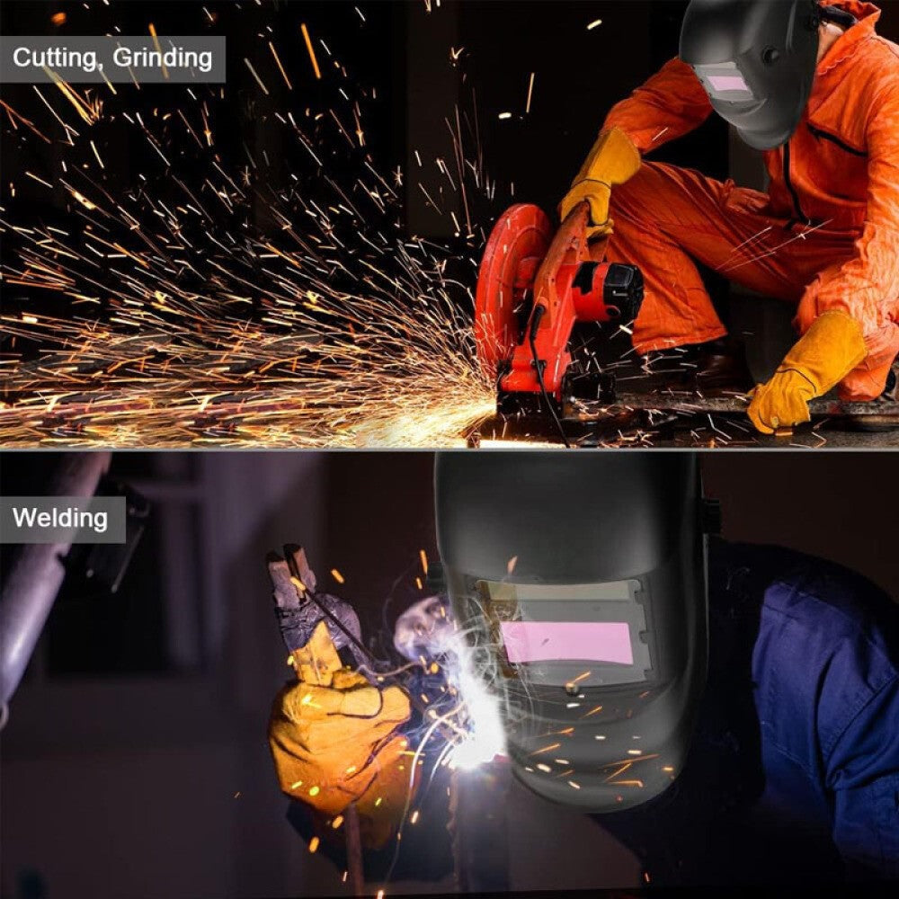 UK Auto Darkening Welding Mask Helmet Solar Powered Welders ARC TIG MIG Grinding